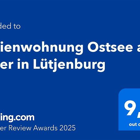 Ferienwohnung Ostsee Am Meer In Lütjenburg 外观 照片